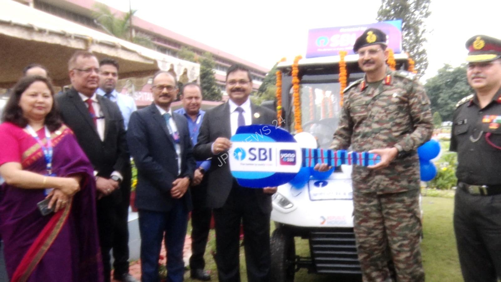 Read more about the article एस.बी.आई. की जालंधर कैंट ब्रांच ने मिलिटरी अस्पताल को भेंट किए दो ई-पेशेंट फ्रेंडली व्होकल्स और अन्य सामान