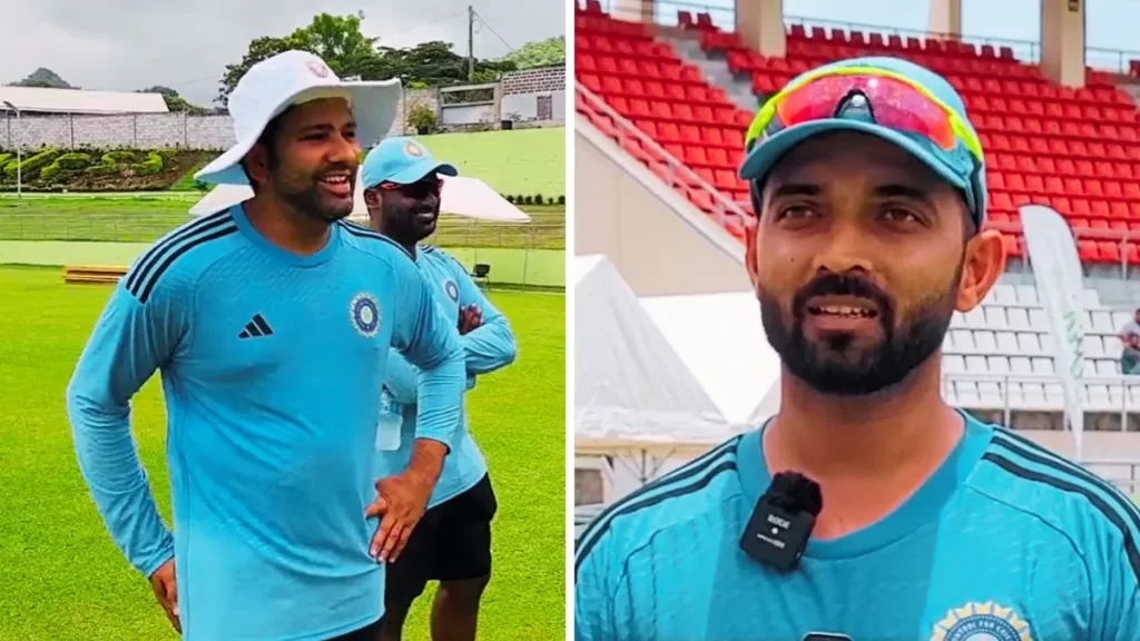 प्रेस कॉन्फ्रेंस में रोहित शर्मा बने अजिंक्य रहाणे के रिपोर्टर – Rohit sharma became ajinkya rahane’s reporter in the press conference.