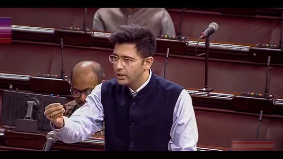 आप सांसद राघव चड्ढा राज्यसभा से निलंबित - AAP mp raghav chadha suspended from rajya sabha