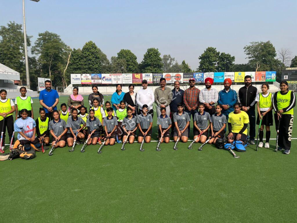 In the 67th interdistrict hockey tournament PIS - bathinda, badal, SAS nagar/patiala teams will compete in the semi-finals