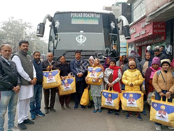 तीर्थ यात्रा पर श्रद्धालुओं को पवित्र स्थान पर नतमस्तक होने का अवसर प्राप्त होगा : विधायक रमन अरोड़ा - Devotees will get the opportunity to pay obeisance at the holy place during the pilgrimage: MLA raman arora