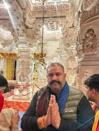 MP sushil rinku paid obeisance at shri ram janmabhoomi ayodhya