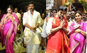 Read more about the article राम चरण अपने जन्मदिन पर परिवार के साथ तिरुमाला मंदिर गए। Ram charan visits tirumala temple with family on his birthday
