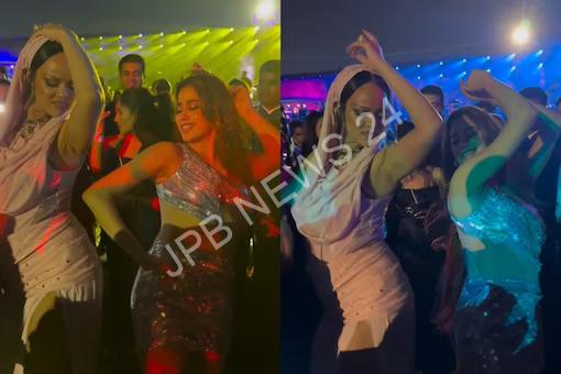 रिहाना ने जान्हवी कपूर के साथ झिंगाट पर डांस किया। Rihanna dances to zingaat with janhvi kapoor