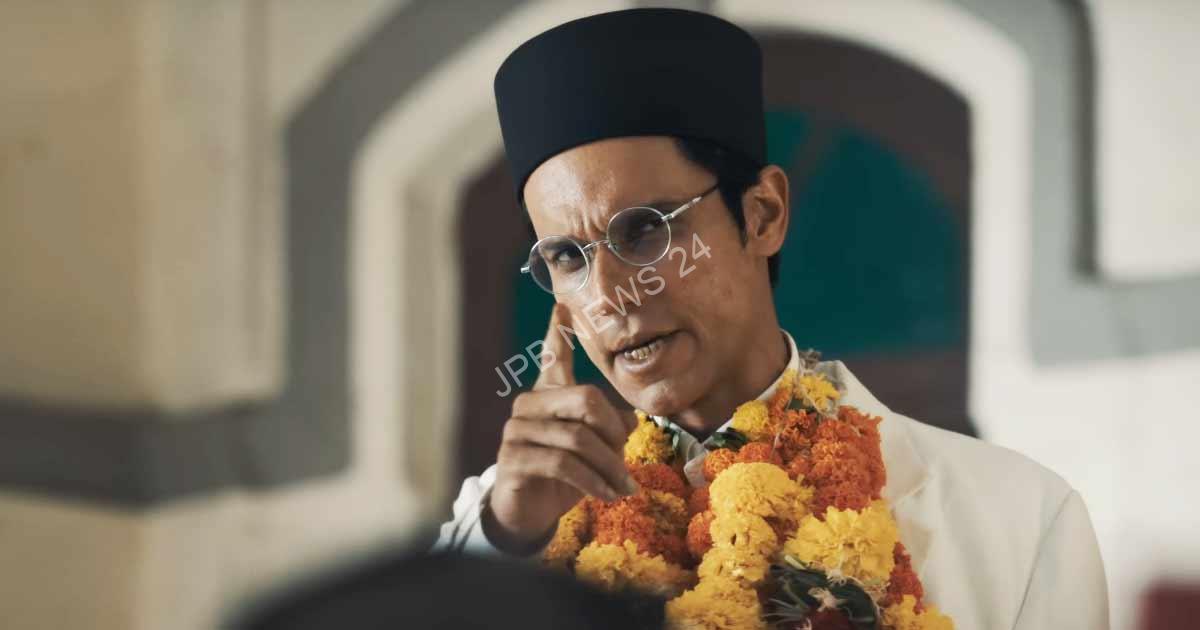 You are currently viewing रणदीप हुडा की फिल्म ‘स्वतंत्र वीर सावरकर’ ने चौथे दिन भारतीय बॉक्स ऑफिस कलेक्शन में 2 करोड़ रुपये से ज्यादा की कमाई की। Randeep hooda film ‘Swatantrya veer savarkar’ earns more than rs 2 crore in india box office collection on day 4