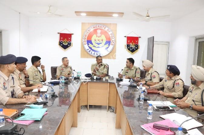 Effective meeting of jalandhar commissionerate police before lok sabha elections 2024