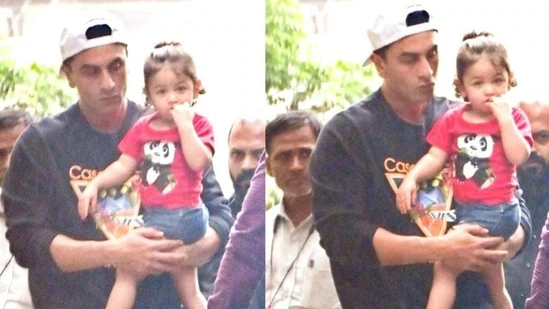 रणबीर कपूर ने बेटी राहा को मुंबई में निर्माणाधीन घर का दौरा कराया। Ranbir kapoor takes daughter raha on a tour of his under-construction house in mumbai