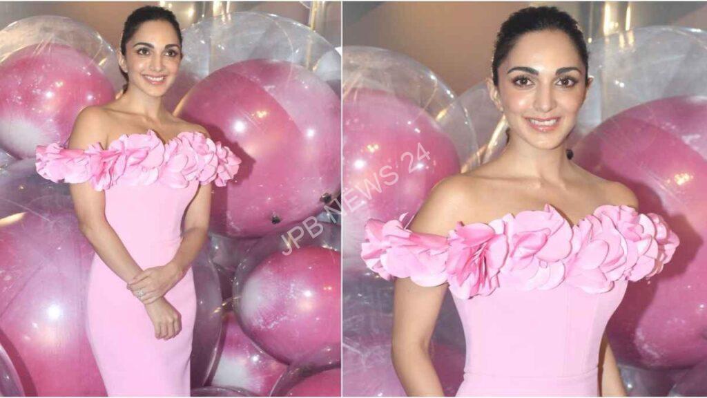 कियारा आडवाणी ने पिंक ऑफ शोल्डर ड्रेस से सबका ध्यान खींचा - Kiara advani attracts everyone attention with pink off-shoulder dress