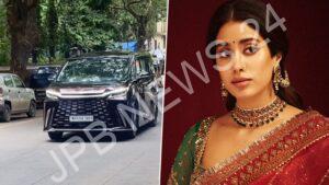 Read more about the article जान्हवी कपूर शानदार नई लेक्सस LM350h MPV के साथ नजर आईं। Janhvi kapoor spotted with stunning new lexus LM350h MPV
