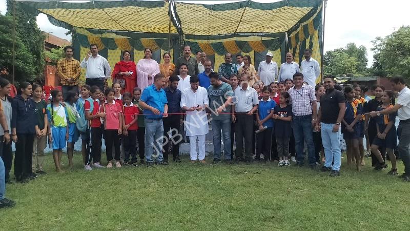 Amit mantu, district president aam aadmi party and halka incharge sujanpur inaugurated the block level games watan punjab-2024 in jugial