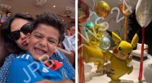 Read more about the article मीरा राजपूत और शाहिद कपूर के बेटे ज़ैन का जन्मदिन पोकेमॉन थीम में सजाया गया। Mira rajput and shahid kapoor’s son zain’s birthday decorated in pokemon theme