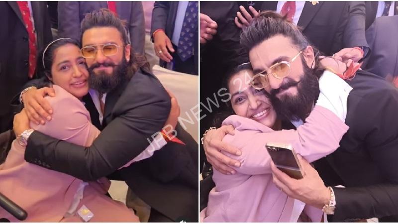 रणवीर सिंह ने पैरा ओलंपियन कंचन लखानी से की मुलाकात, शेयर किया खास पल - Ranveer singh meets paralympian kanchan lakhani, shares special moment