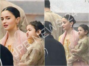 Read more about the article दिवाली पर रणबीर संग ट्विनिंग में नजर आईं राहा कपूर, लेकिन उनके एक्सप्रेशन में झलकी आलिया की झलक – Raha kapoor was seen twinning with ranbir on diwali, but her expressions reflect alia