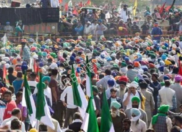 Today is the day of the farmers march to delhi. A large number of farmers have gathered