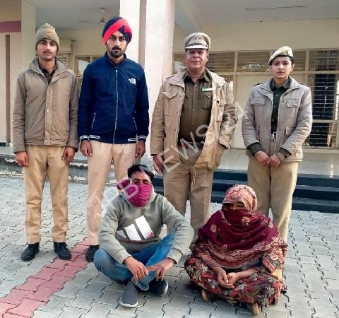 Jalandhar commissionerate police raided drug smugglers and recovered 50 grams of heroin