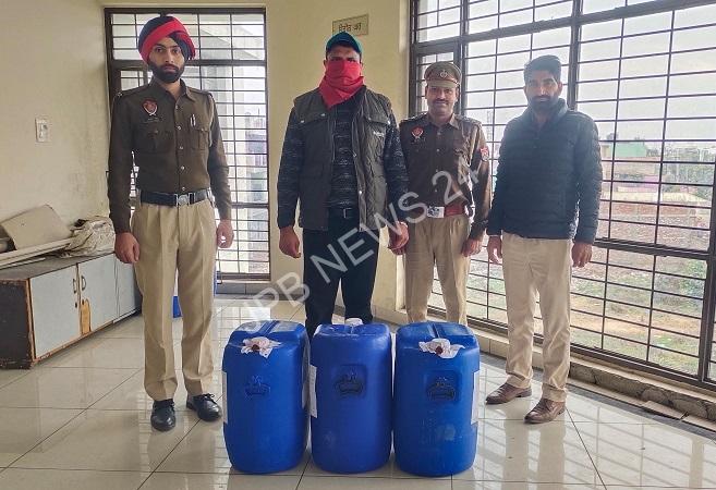 The commissionerate police has arrested a person involved in the illicit liquor trade.