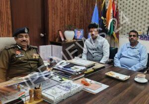 Read more about the article विधायक रमन अरोड़ा ने एडीजीपी फैयाज  फारूकी से की मुलाकात – MLA raman arora met ADGP fayyaz farooqui