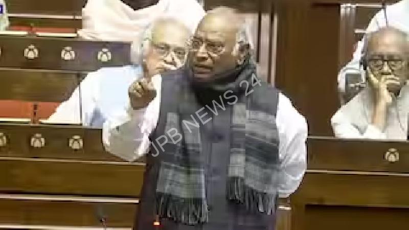 राज्यसभा में मल्लिकार्जुन खड़गे की टिप्पणी पर विवाद - Controversy over mallikarjun kharge remarks in rajya sabha