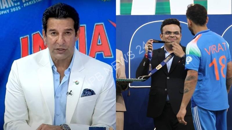 वसीम अकरम ने चैंपियंस ट्रॉफी विवाद पर लाइव शो में जताई नाराजगी - Wasim akram expressed anger in live show over champions trophy controversy