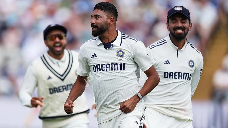 You are currently viewing भारत बनाम इंग्लैंड, दूसरा टेस्ट Day 3: मोहम्मद सिराज ने दो गेंदों में लिए दो विकेट, इंग्लैंड पर फॉलो-ऑन का खतरा – India vs England, 2nd test day 3: Mohammed siraj took two wickets in two balls, England in danger of follow-on