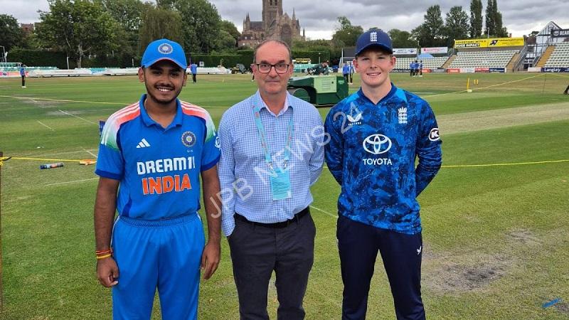 Read more about the article भारत U-19 vs इंग्लैंड U-19: शुरुआती झटकों से भारत मुश्किल में, लगातार गिरे 4 विकेट – India u-19 vs England u-19: India in trouble due to initial setbacks, 4 wickets fell consecutively